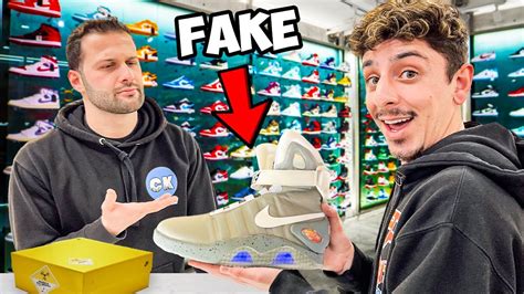 selling fake shoes to pawn shops